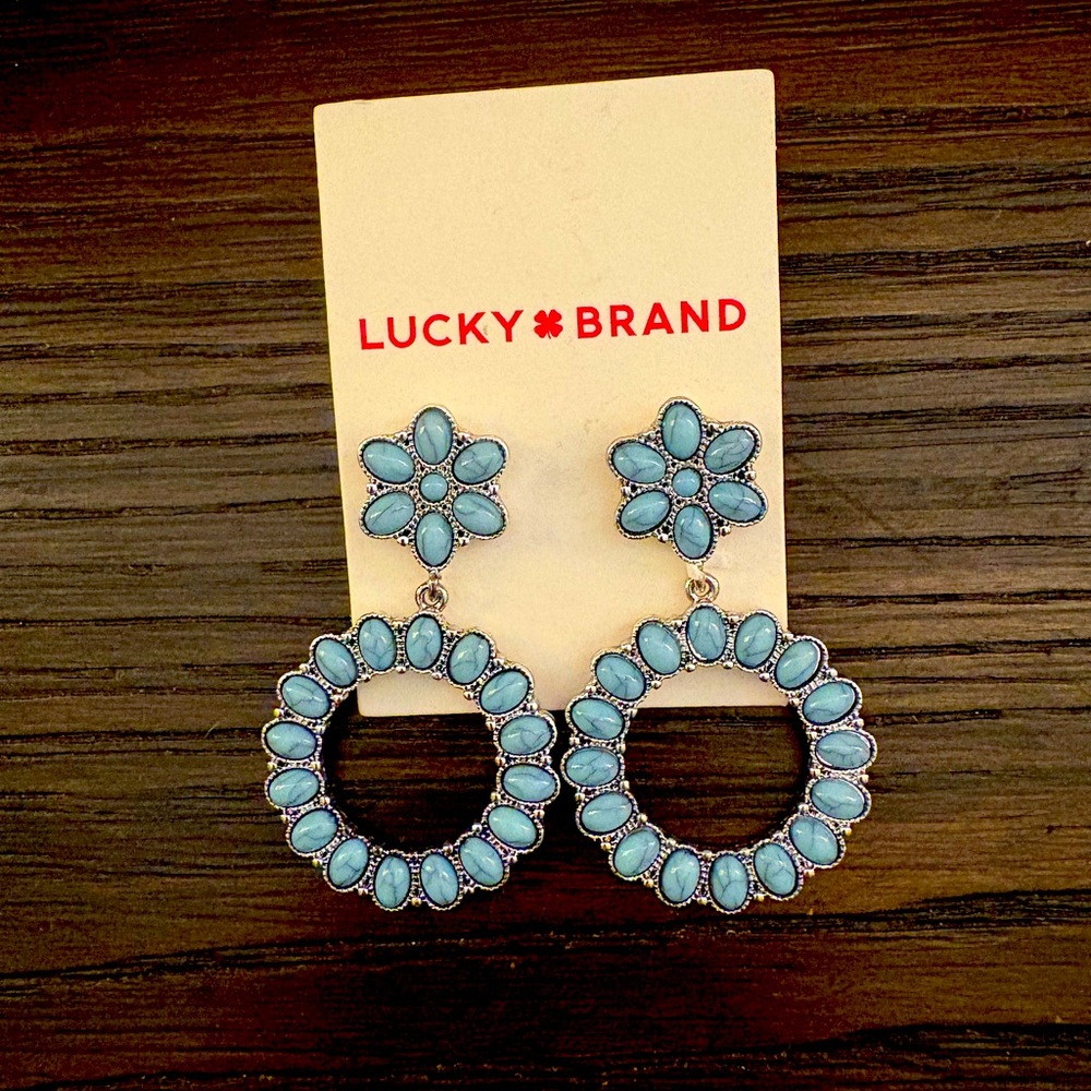NEW Lucky Brand Hoop Earrings